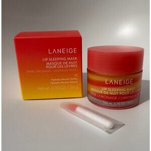 Laneige Lip Sleeping Mask Pink Lemonade Coral Balm NIB Full Size 20g / 0.70 oz